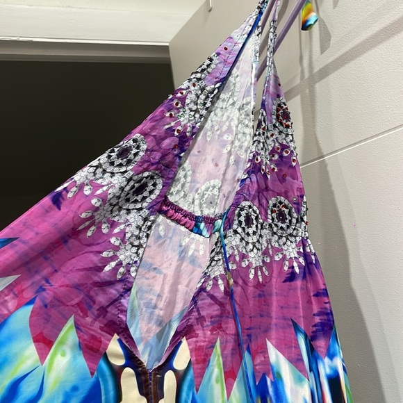 Very nice and elegant dress multicolor with ringtones one size fits all - Picture 2 of 3